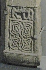 Drumcliff cross shaft, National Museum, Dublin