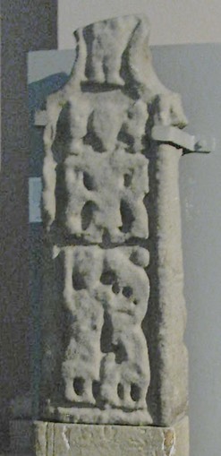 Drumcliff cross shaft, National Museum, Dublin