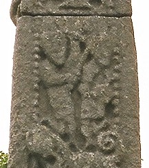 Drumcliff Cross, East 4, David Slays Goliath or Cain Kills Abel