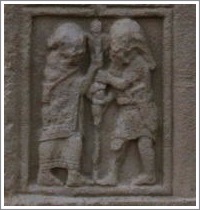 Joseph Interprets Dream of Pharaoh's Butler, Cross of the Scriptures, Clonmacnois, County Offaly, Ireland