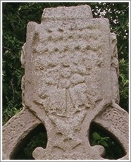 David Plays before Saul, Patrick and Columba Cross, Kells, County Meath, Ireland