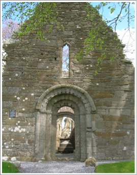 Mona Incha, Co. Tipperary, Ireland, the church