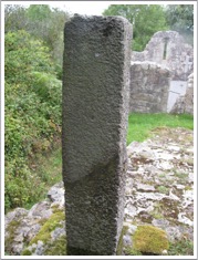 Toureen Peakaun, Co. Tipperary, Ireland, West cross, west face