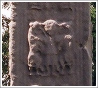 Arboe High Cross, East Face, Daniel and the Lion's Den, Co. Tyrone, United Kingdom