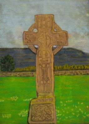 Castledermot, Co. Kildare, Ireland North Cross, west face, original art
