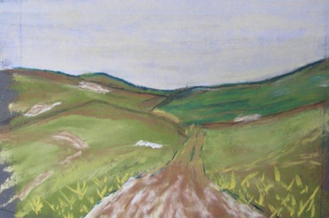 Irish Landscape, Ireland, original art