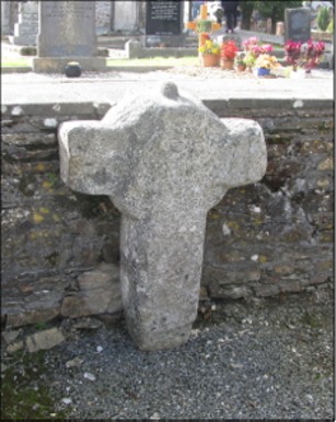 Ferns, small cross, Co. Wexford, Ireland