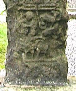 Monasterboice, Tall Cross, East 1:  David Slays the Lion